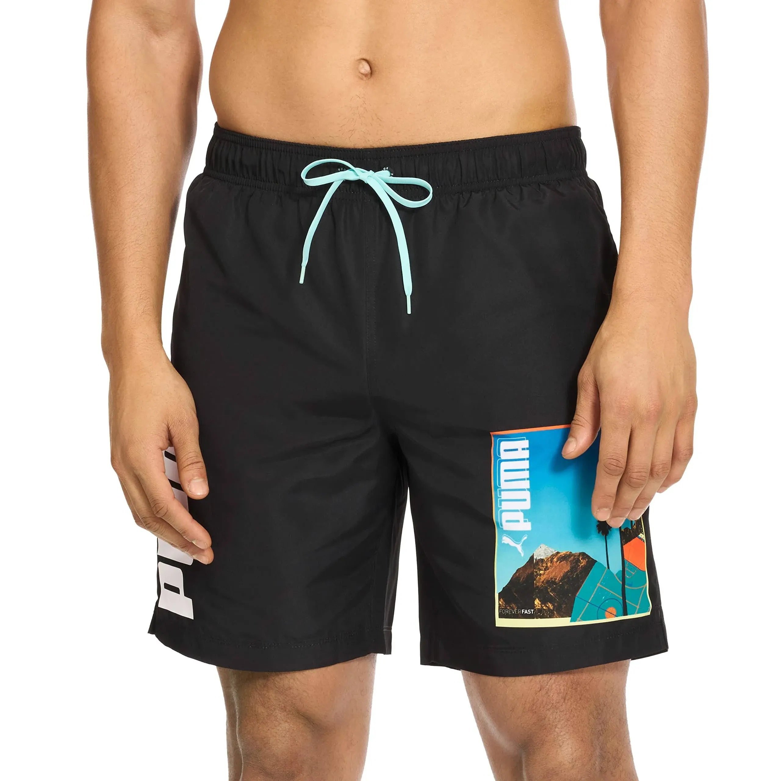 PUMA Men's Photoreal Volley Swim Board Short