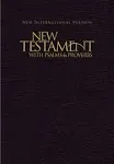 NIV, New Testament with Psalms and Proverbs, Pocket-Sized, Paperback, Black