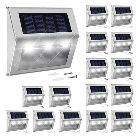 JACKYLED Solar Step Lights