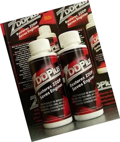 ZDDPPlus ZDDP Engine Oil Additive Zinc & Phosphorus 2 Bottles