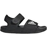 Adidas Kids' Adilette Sandals, Black/White/Black