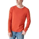 Lucky Brand Men's Garment Dye Thermal Crew