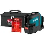 Makita SK105DZ 12V max CXT Lithium-Ion Cordless Self-Leveling Cross-Line Red Beam Laser, Tool Only