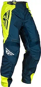 Fly Racing F-16 Men's Pants (Navy/Hi-Vis/White, Men's 30" Waist Pant)