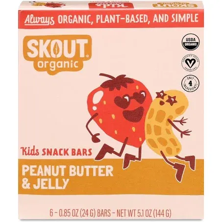 Kids Snack Bars, Peanut Butter & Jelly