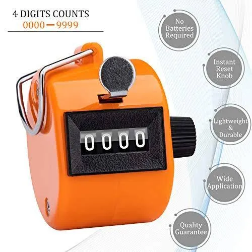 KTRIO Pack of 6 Handheld Tally Counter