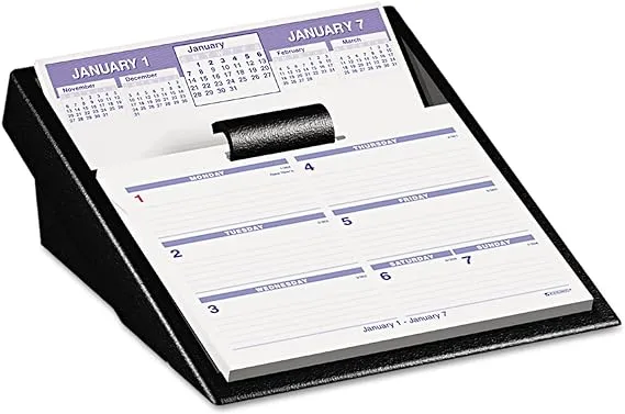 AAGSW700X00 - At-a-Glance Flip-A-Week Desk Calendar and Base