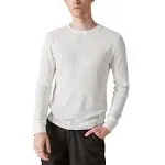 Lucky Brand Men's Garment Dye Thermal Crew