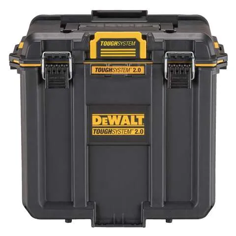 DeWalt ToughSystem 2.0 15.3 in. Deep Half Tool Box Black/Yellow