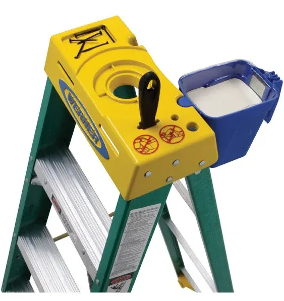 Werner 5900 4-ft Fiberglass Type 2-225-lb Load Capacity Step Ladder