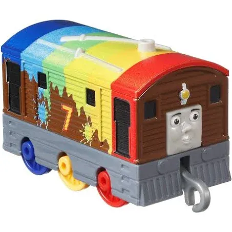 Thomas & Friends Toby Diecast Metal Push Along Engine Small Rainbow