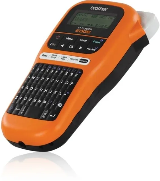 Brother PT-E105 P-Touch Edge Handheld Industrial Label Maker  Brand New