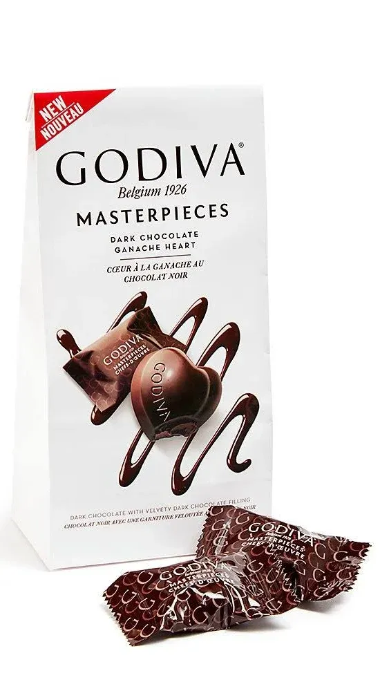 Godiva Masterpieces Dark Chocolate Ganache 4.9 Oz Bag