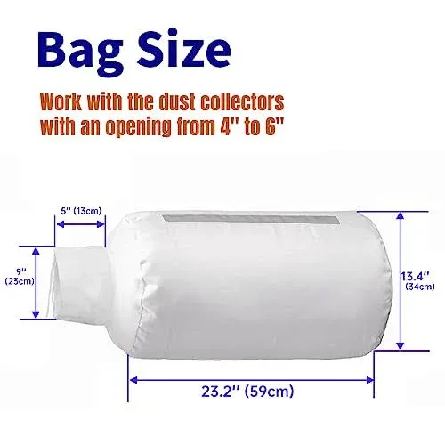 Grizzly Shop Fox Rockler Delta Dust Collector Bag