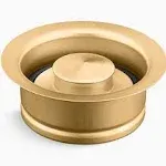 Kohler Disposal Flange with Stopper Vibrant Brushed Moderne Brass