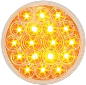 Grand General  76451  -  4 Inch 18 Diode Amber LED Clear Lens Light