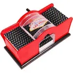 Kangaroo Manual Card Shuffler 2 Deck for Blackjack, Uno, Poker, Omaha; Quiet, Manual Card Mixer, Hand Cranked, Casino Equipment Card Shuffling Machine, Cards Holder uno shuffler Card Machine