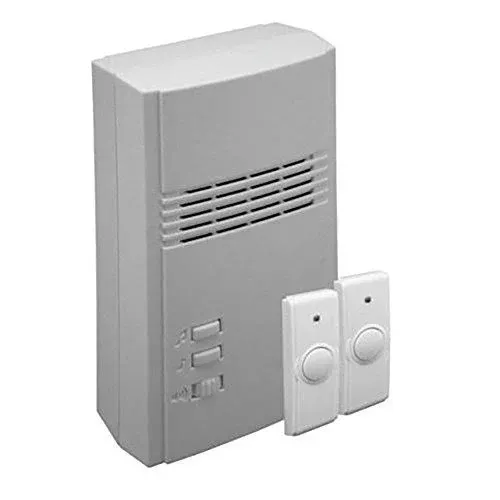 WD1152 Wireless Plugin Contemporary Door Chime Door Bell 2 Buttons 2 Melody