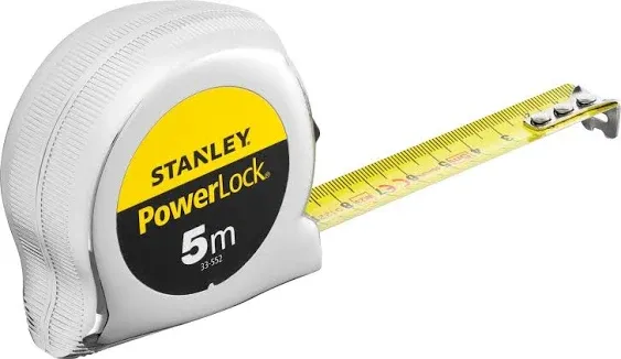 Stanley Powerlock Classic Tape 5M (Width 19mm)