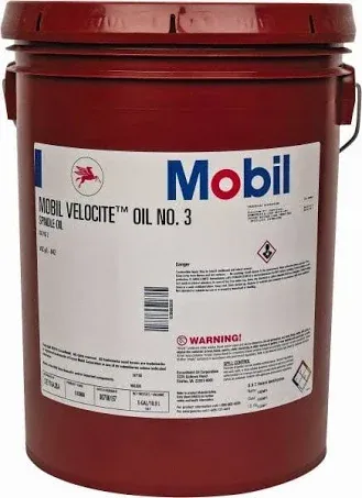 Velocite Mobil Velocite Oil Numbered Machine Oil: ISO 2, 5 gal - Mineral | Part ...