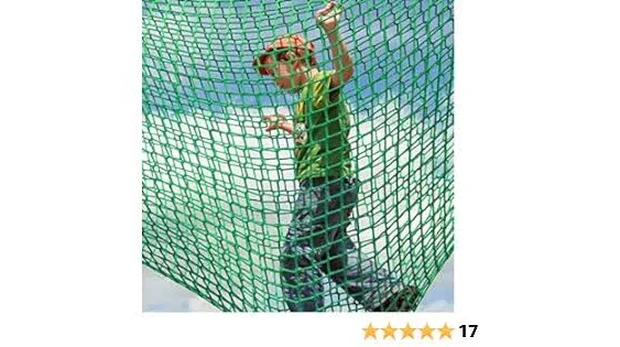 Climbing Net for Kids and Adults-Playground Play Safety Net-Climbing Cargo net-Tree House Accessories(6.5 x 9.8) Green