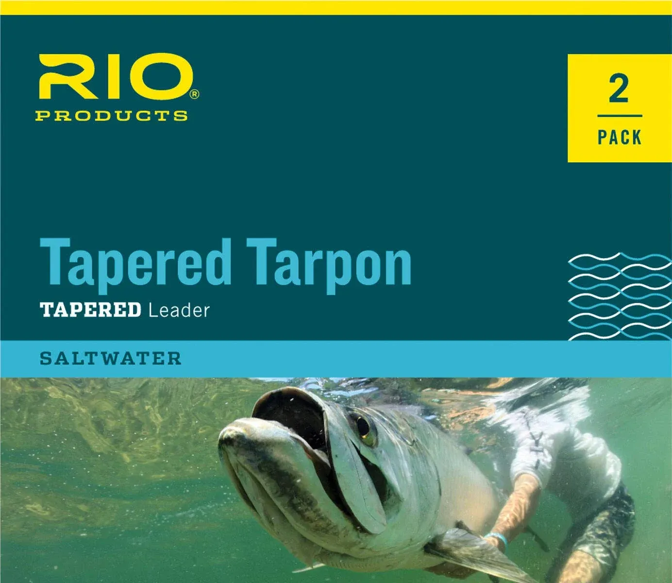 RIO TAPERED TARPON LEADER 12FT 2 PACK