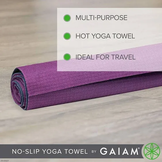 Gaiam No-Slip Yoga Towels