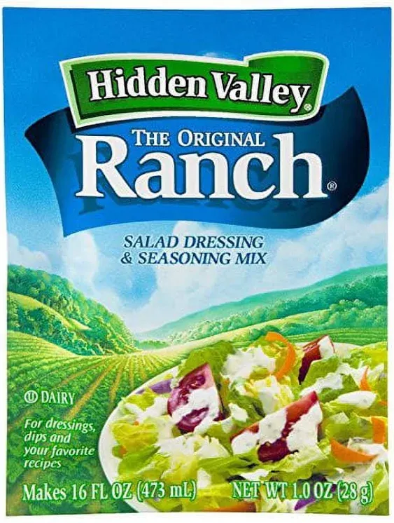 Hidden Valley Topping & Dressing, The Original Ranch - 2 pack, 40 fl oz