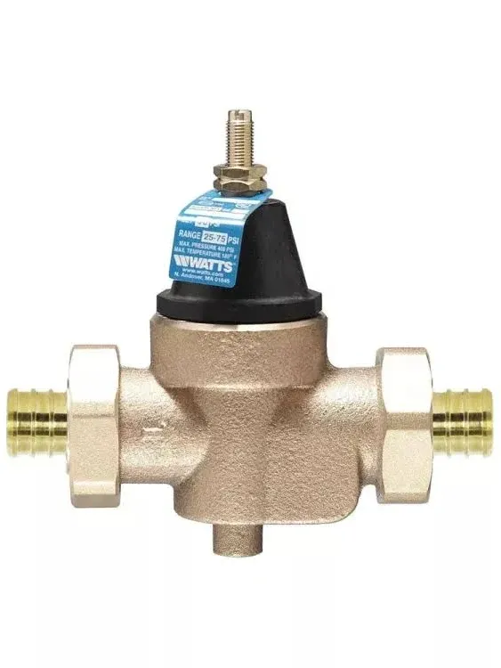 Watts 0009485 Watts 0009485 3/4" Water Pressure Reducing Valve with Elastomer Disc and Strainer