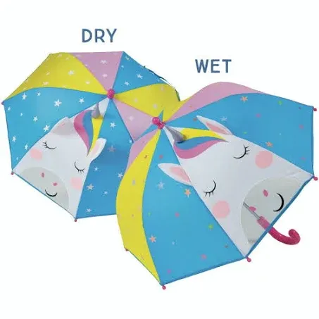 3D Magical Unicorn Colour Changing Umbrella