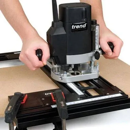 Trend Enterprises Trend Varijig Tenon and Grooving Jig for Precise Routing of Grooves and Tenons, VJS/TG/JIG