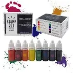 - Premium Refill Ink for Self Inking Stamps and Stamp Pads, Ink Pads, Water-Base