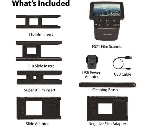 Magnasonic All-In-One 24MP Film Scanner