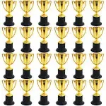 24pcs Kids Awards Mini Trophies Trophy Cups for All Ages, Competitions(4 in)