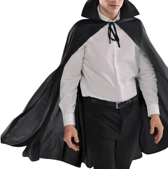 Black Vampire Cape Adult Costume