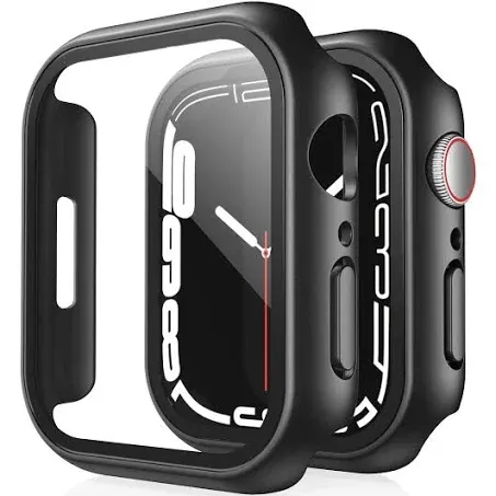 Tauri 2 Pack Hard Case Designed for Apple Watch Series 9 (2023) Series 8/7 41mm ...