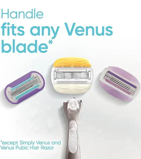 Venus ComfortGlide Olay Coconut Women's Razor Handle + 2 Refills