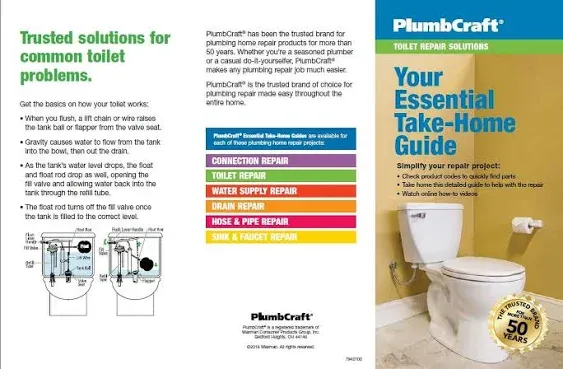 PlumbCraft Complete Toilet Repair Kit