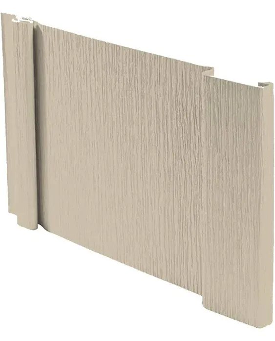 Polaris Board and Batten Vertical Vinyl Siding (1 Square), Beige