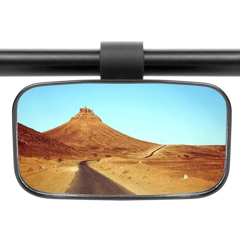 Motobiker 1pcs UTV Rear View Mirror for 1.5&#034; - 2&#034; Roll Cage with Shatter-Proo..<wbr/>.