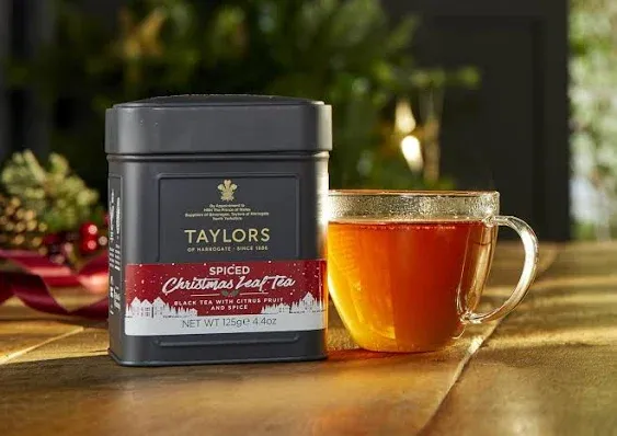 Taylors of Harrogate Spiced Christmas Loose Leaf, 4.41 Ounce Tin