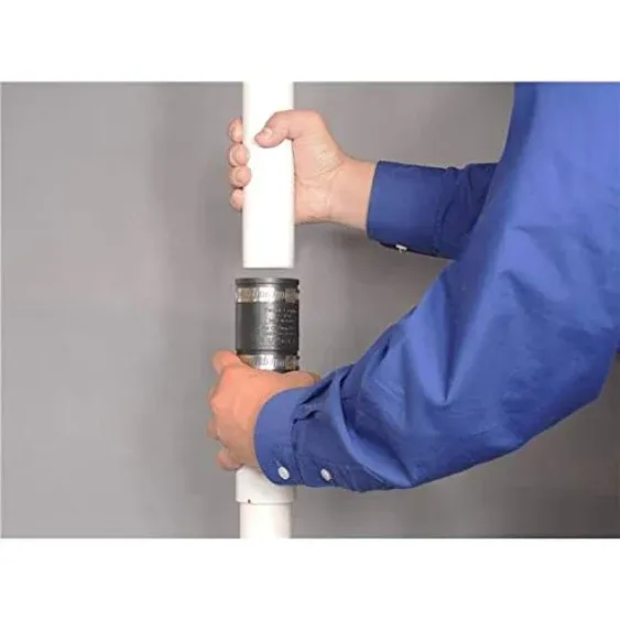 THE BASEMENT WATCHDOG Model BW-QCP Quick Connect Pipe - Pre-Assembled Discharge Pipe Makes Sump Pump Installation Quick and Easy