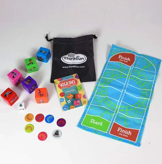 ThinkFun Yoga Dice Game for Boys and Girls Ages 6 and Up - Learn Yoga With a Game