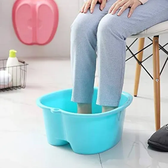 Malwaker Foot Soak Tub Foot Soaking Bath Basin Large Foot Soaking Tub Foot Bath Spa Basin Foot Spa Massage Basin Foot Bath Bucket for