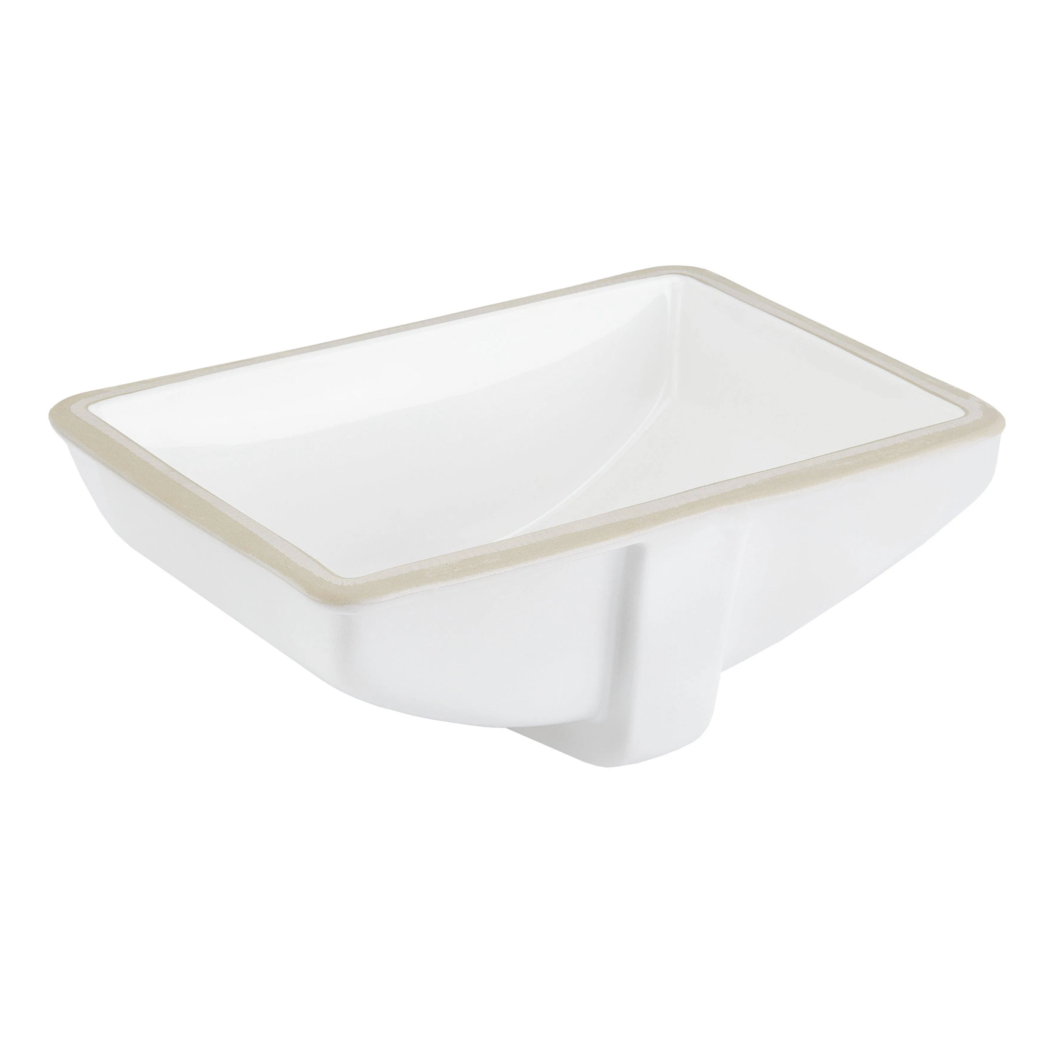 Signature Hardware 948177 Myers 21 Vitreous China Undermount Bathroom Sink