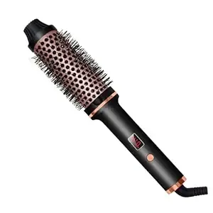 Blow Dryer Brush, 6 in 1 Auto Air Curling Iron Set 3 Temperature 1000W Powerful Negative Ionic Hair Dryer Brush Set with Thermal Brush, 60000RPM Hot Air Brush, Left&Right Curler Wand,Hot Brush(White)