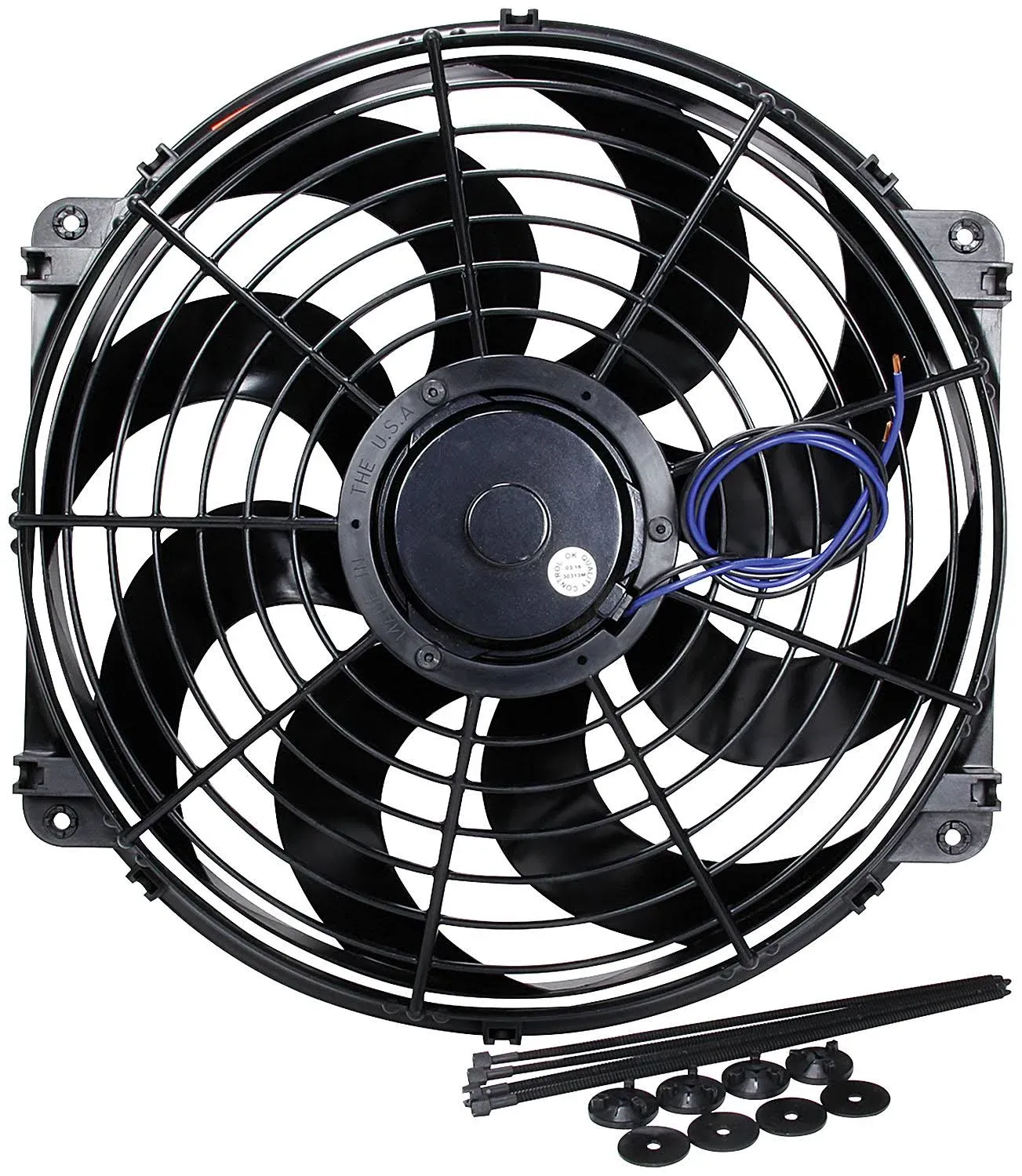 ALLSTAR PERFORMANCE Electric Fan 16in Curved Blade ALL30076