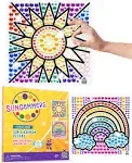 SUNGEMMERS Window Art Suncatcher Kits, Diamond Art - Stocking Stuffers for Kids, 7 6 Year Old Girl Gifts Idea - Christmas Gifts for 4 5 6 7 8 9 10 Year Old Girls & Boys, Crafts for Kids Ages 6-8 8-12