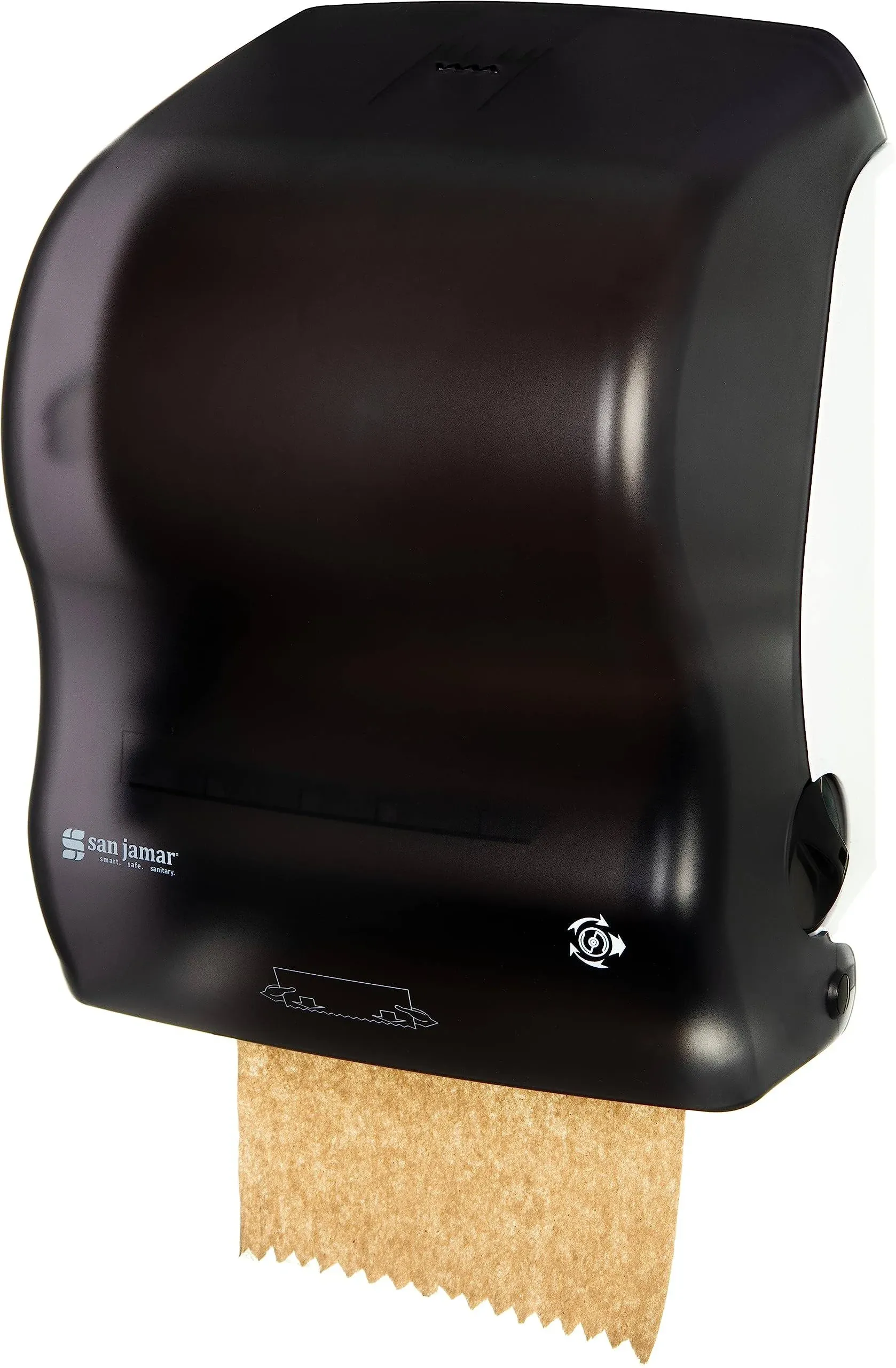 Simplicity Mechanical Roll Towel Dispenser, 15.25 X 13 X 10.25, Black