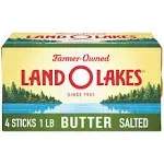 Land O'Lakes Salted Butter Sticks (4 x 4 oz)